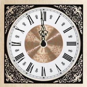 New Year Eve - One Minute to Midnight (with fireworks)