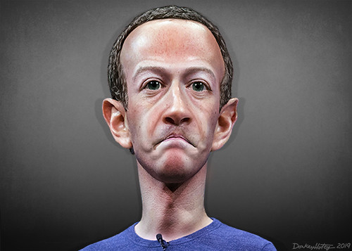 Mark Zuckerberg - Caricature
