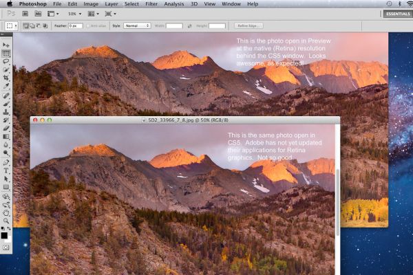 MBP Retina CS5 Test