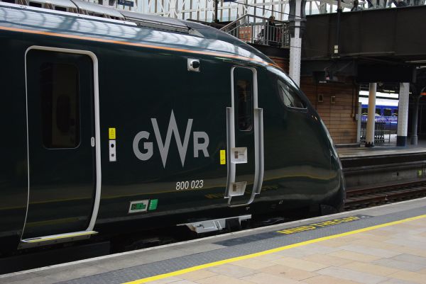 18-043 The New Order at Paddington - two of three; FGWR Class 800 Electro-Diesel Unit No. 800-023