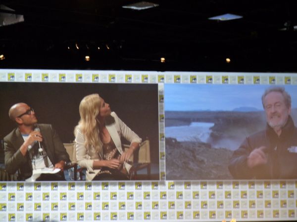 Damon Lindelof and Charlize Theron - Comic-Con - July 21, 2011