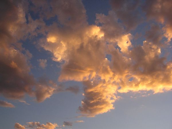 Golden Valley, AZ sunset funnel cloud