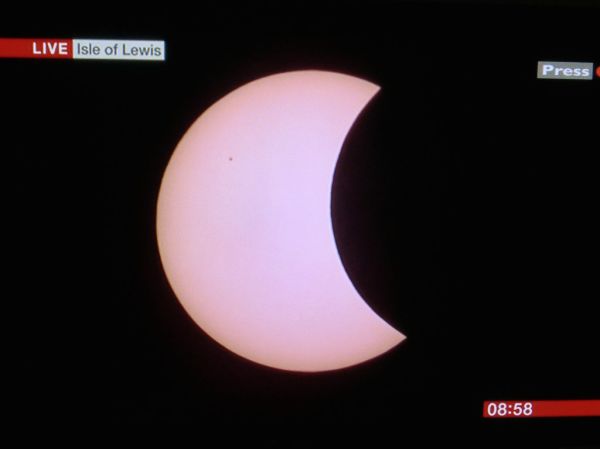 eclipse 2015 ~~ BBC News coverage from the Isle of Lewis
