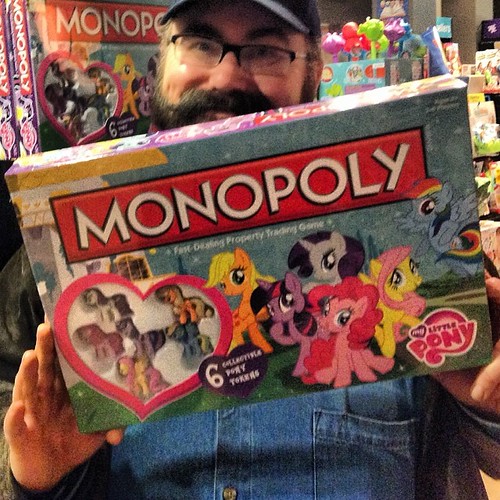 My Little Pony Friendship is Magic Monopoly Board Game with Huge Pony Playing Pieces! At the Go! Store ! With Mike Mozart!