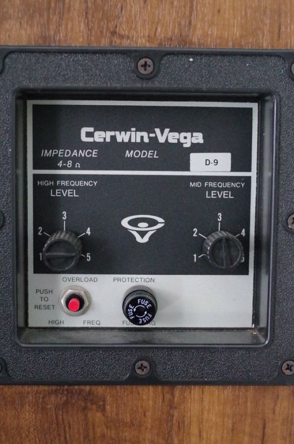 Cerwin Vega D-9 speakers