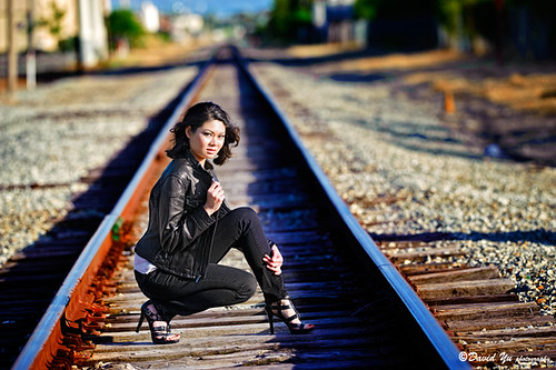 Model photo test shot