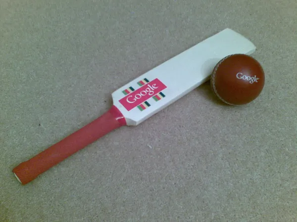 google cricket bat & ball