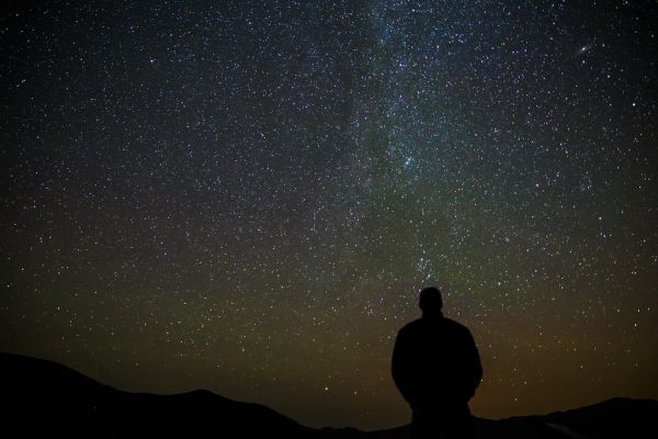 Dave Checking out the Perseid Meteor Shower at 10,000 feet