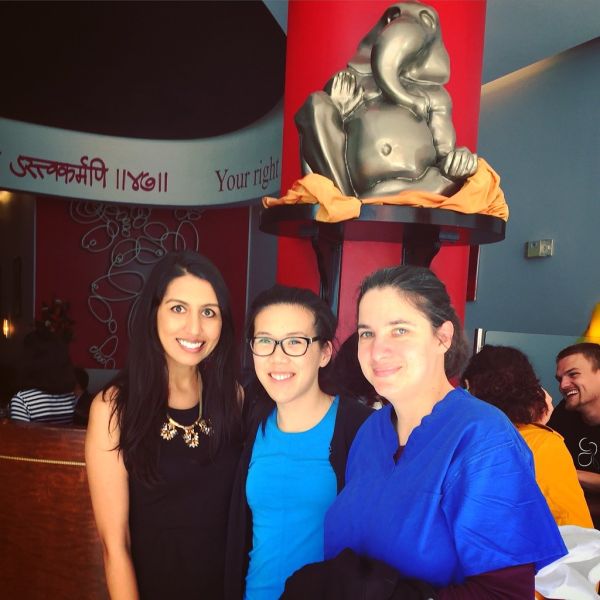 Amber Indian buffet! Cardiology consult dream team.