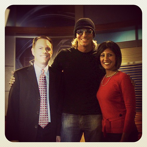 Avery Watts with @DaveMcCann8 and @DaynaRoselli - about to go on CBS News @8NewsNow