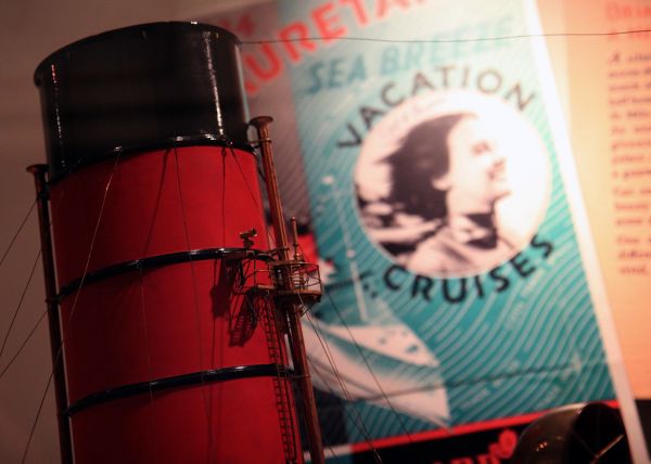 RMS Mauretania Model Funnel