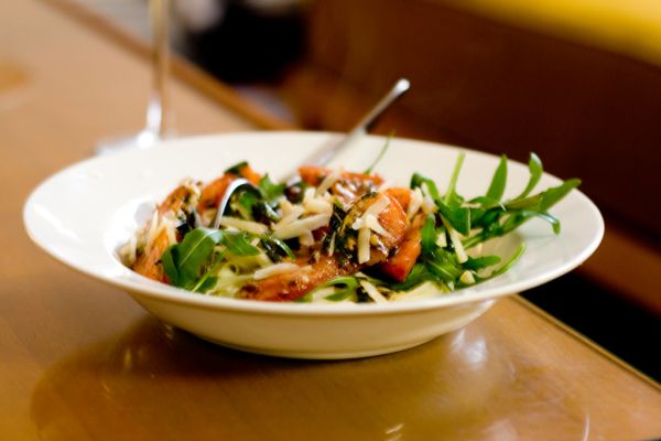 Fresh vegetarian pasta