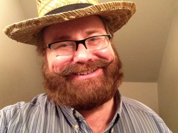 Happy Smiling Mike Mozart's Beard Progress!