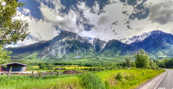 Google Street View - Pan-American Trek - Canada Highway 16