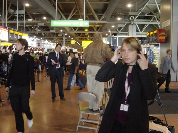 BBC News at Heathrow