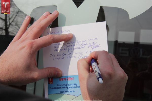 Thank you card for Elon Musk