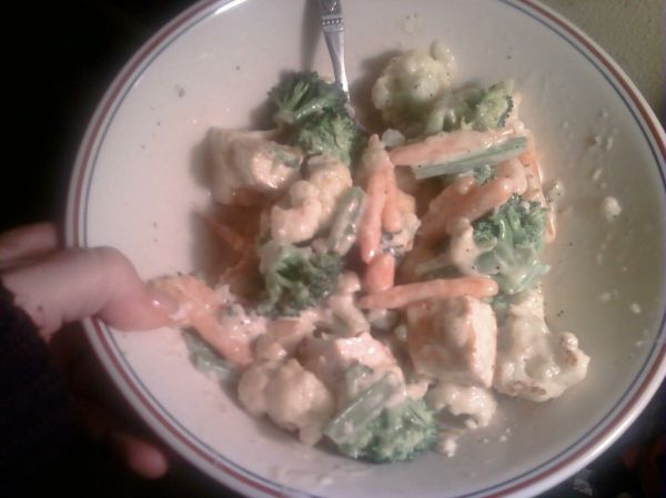 Tofu Parmesan Primavera