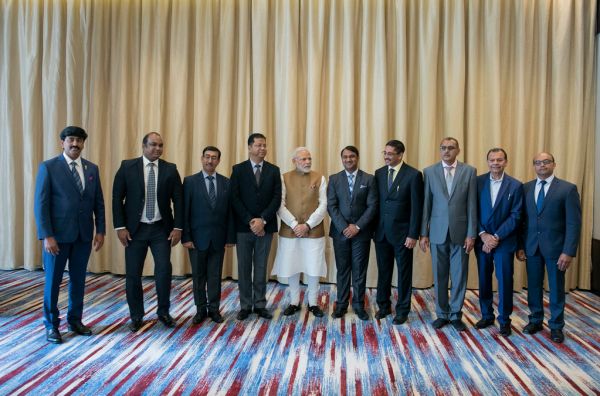 President Kagame and Prime Minister Narendra Modi of India attend the India-Rwanda Business Forum | Kigali, 24 July 2018