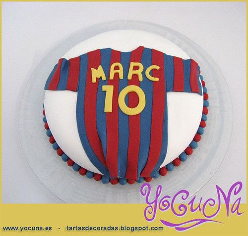TARTA DECORADA CAMISETA BARÇA