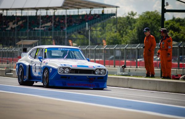 Steve Soper & JD Classics – 1973 Ford Cologne Capri Works at the 2015 Silverstone Classic (Photo 1)