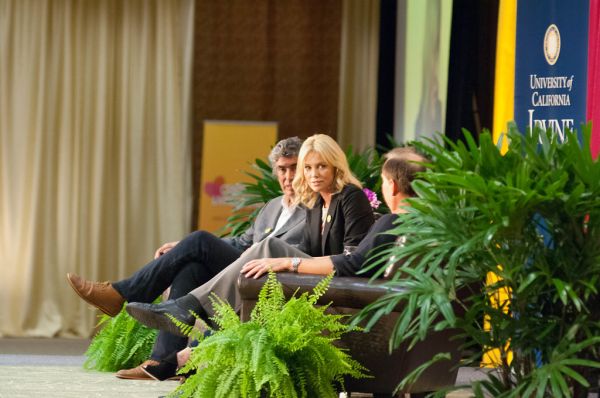Charlize Theron at UC-Irvine Living Peace Series. December 4, 2010.