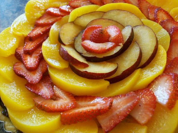 Fall Fruit Flan