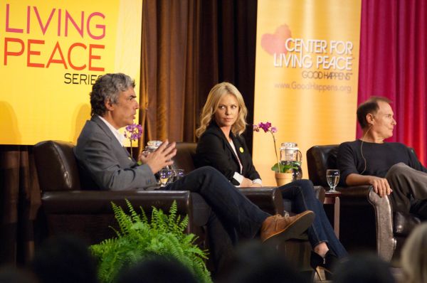 Charlize Theron at UC-Irvine Living Peace Series. December 4, 2010.