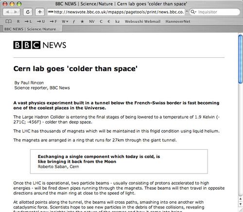 BBC News Print Version