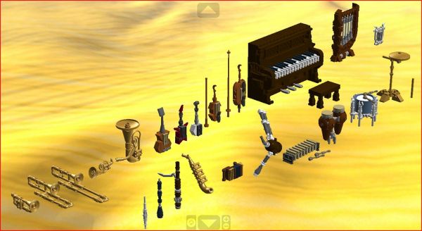 Bonesiii's Lego Musical Instruments (in LDD)