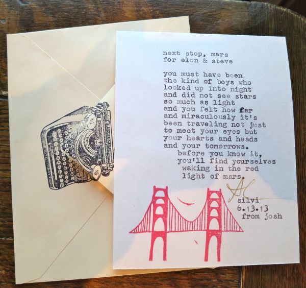 A poetic ode to Elon Musk and those he inspires