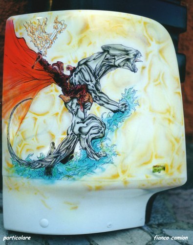 Truck, Airbrush detail