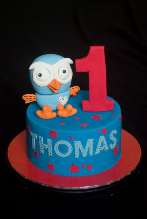giggle n hoot cake 1st birthday