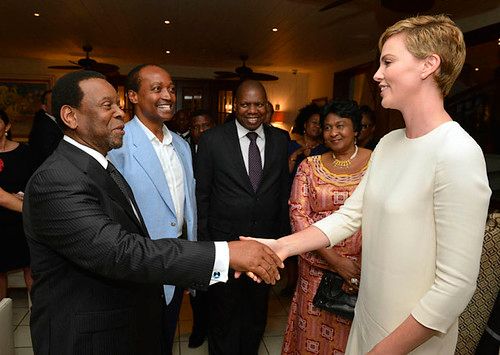 Dinner in support of the Global Fund with Charlize Theron, 01 August 2013