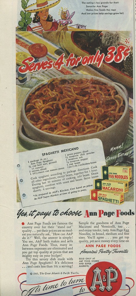 Spaghetti mexicano