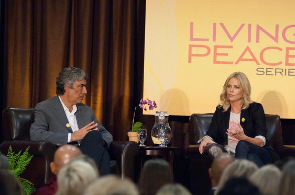 Charlize Theron at UC-Irvine Living Peace Series. December 4, 2010.