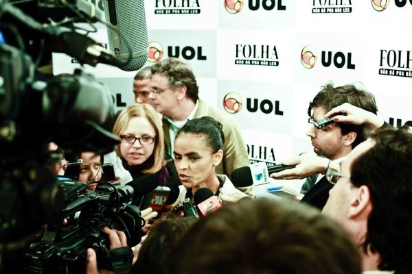 Marina participa de debate da Folha/UOL