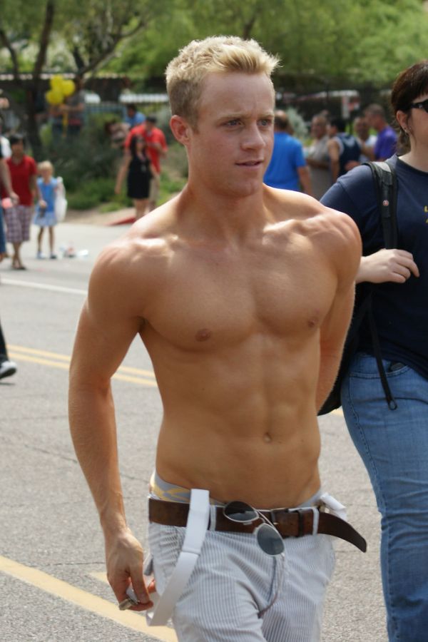 Shirtless Guy After Phoenix Gay Pride Parade