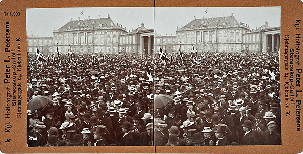 Folkeoptog for Kong Christian d. 9. - 1. september 1901