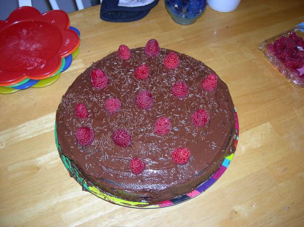 Delicious Dark Chocolate Cake