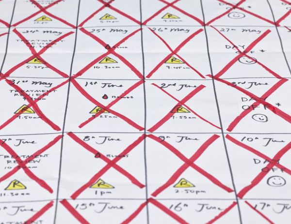 Cancer treatment calendar