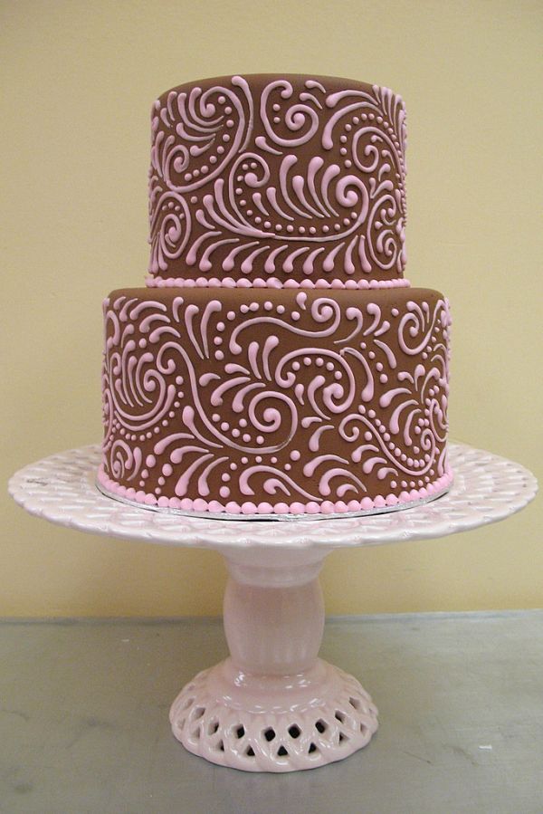 Paisley Wedding Cake