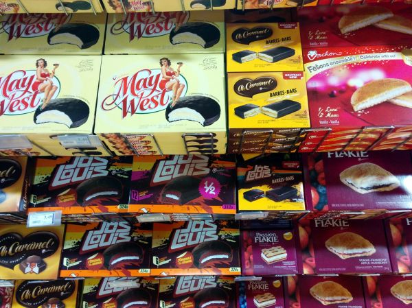Vachon cakes 2, IGA, Sutton, Quebec, Canada