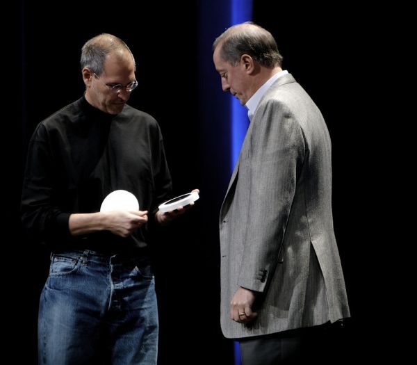 Steve Jobs and Paul Otellini