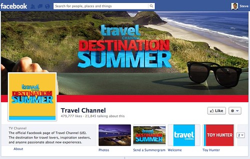 Travel Channel | Top 20 Great Facebook Fan Pages for Business | Social Media in Business