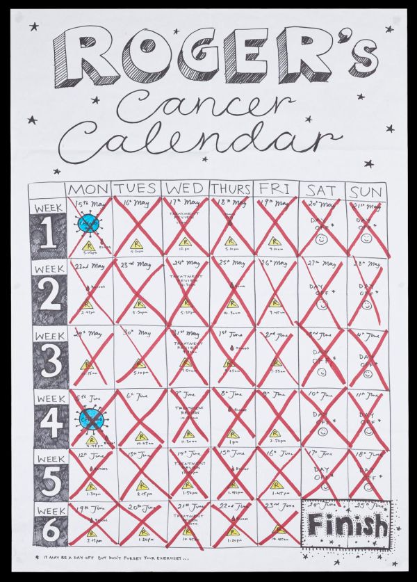 Cancer treatment calendar