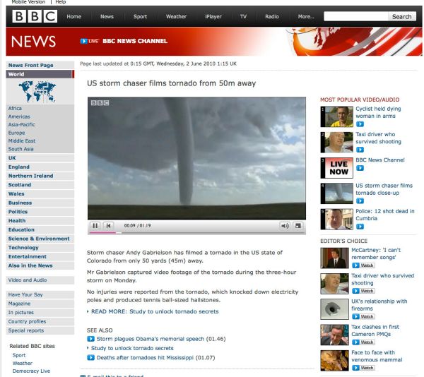 BBC News Online standards