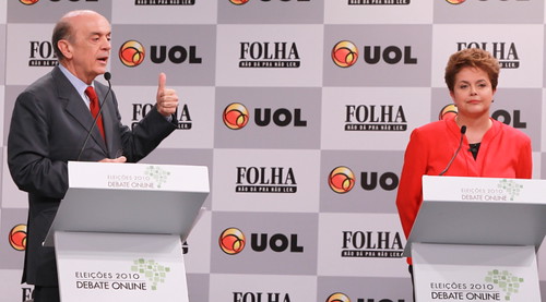 Serra no debate Folha UOL