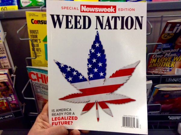 Marijuana Magazine Cover, 2/2015, by Mike Mozart of TheToyChannel and JeepersMedia on YouTube #Marijuana