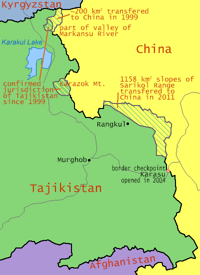 China–Tajikistan border