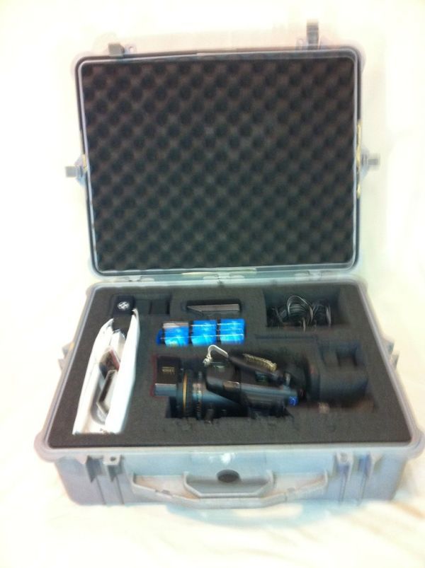 Panasonic DVX100A Camcorder (Mini DV) + head, tripod, accessories